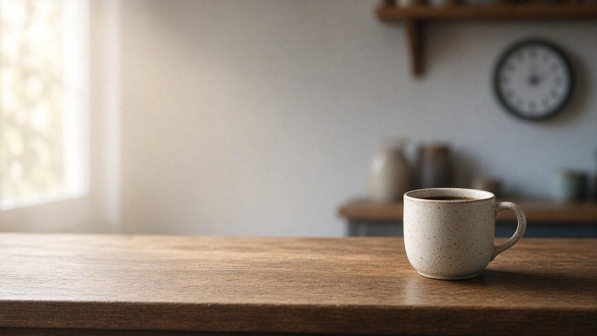 The second coffee is not the story. The short night under it is.