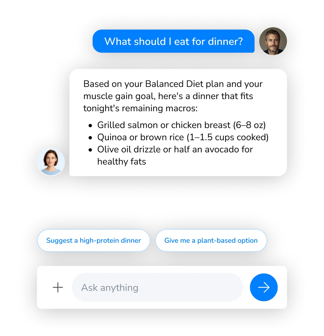 A conversation with Eva in the ResetRx app